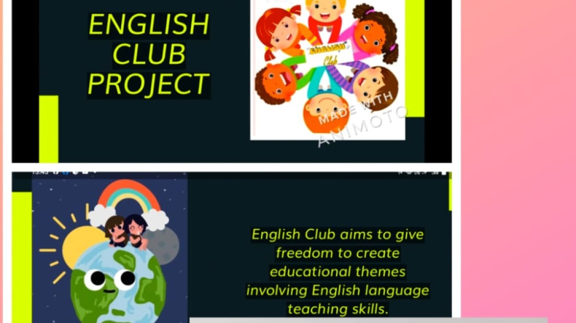 English Club e-twinning Projesi Logo Tasarımı